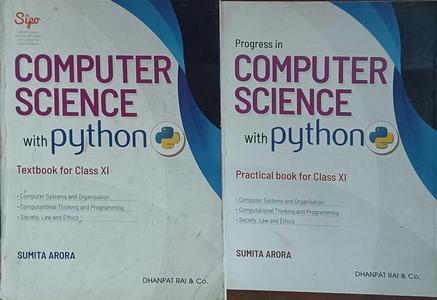 Buy COMPUTER SCIENCE WITH PYTHON TEXTBOOK AND PRACTICAL BOOK FOR CLASS ...